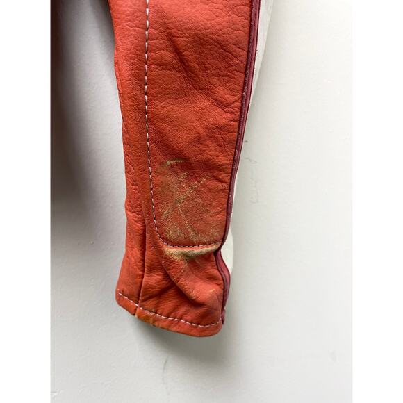 GENUINE LEATHER nascar Racing jacket Women size small - Picture 8 of 12